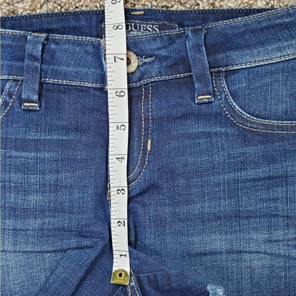 Guess Dark Wash Denim Shorts